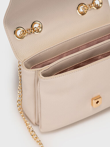Black bag with grained texture and logo  - 4