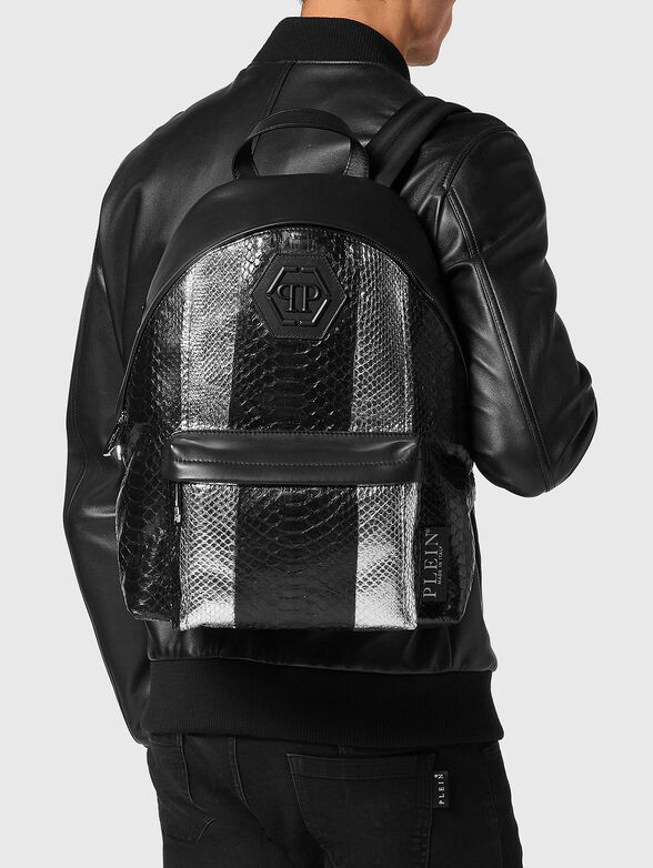 Snakeskin backpack - 2