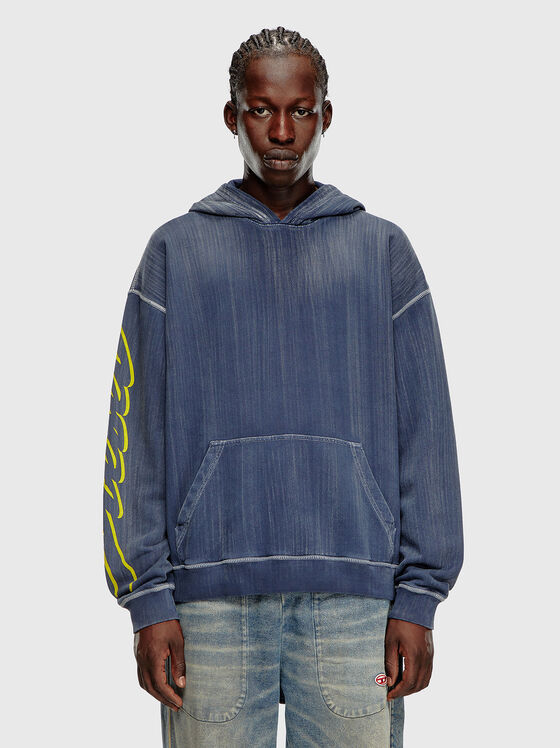 S-BOXT-HOOD-Q2 sweatshirt with accent logo  - 1