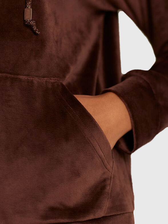 CHEENILLE sweatshirt with zip - 5