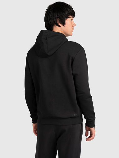 BEVER black sweatshirt with logo print - 3
