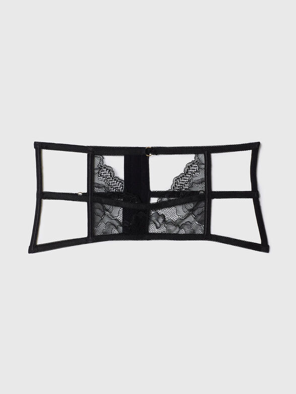PRIVE’ CUT OUT accessory with lace accents - 4