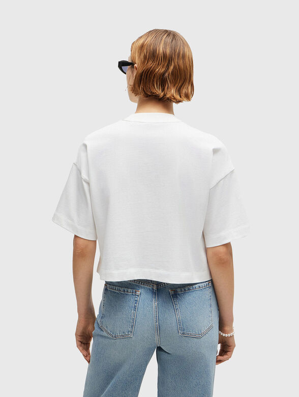 DAMELODY black cotton T-shirt - 3