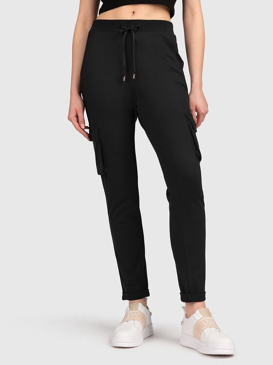 Sports pants with in black color - 1