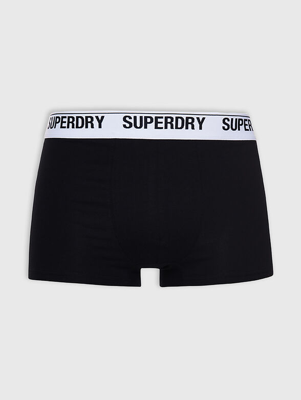 Set of 3 boxers in black in black color - 6