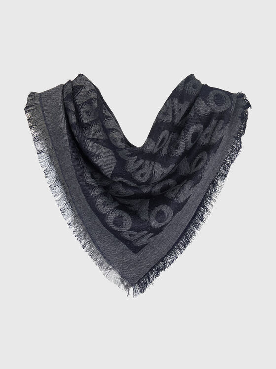 Scarf with logo print - 1