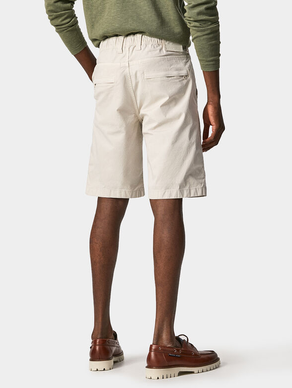 OWEN cotton shorts in green color - 2