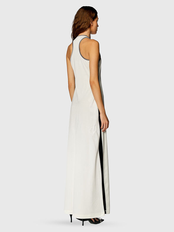 D-ARLYN black dress with contrasting stripes - 2