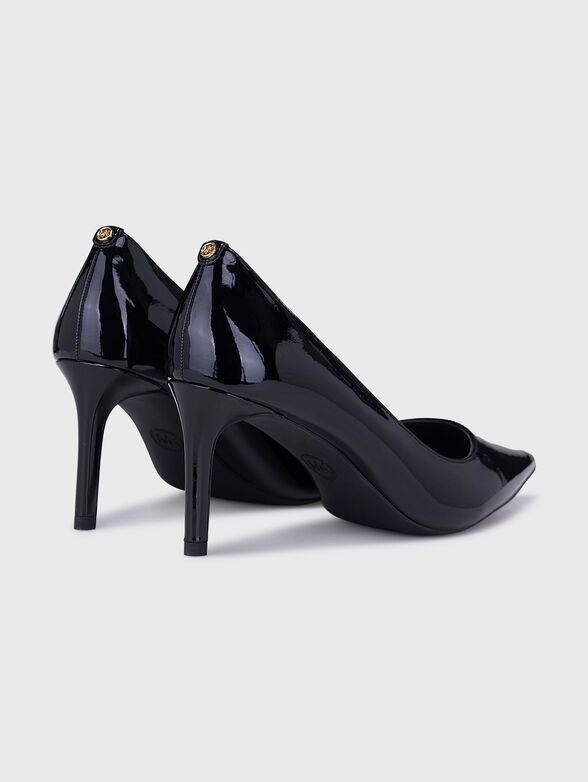 ALINA black heeled shoes with lacquer effect - 3
