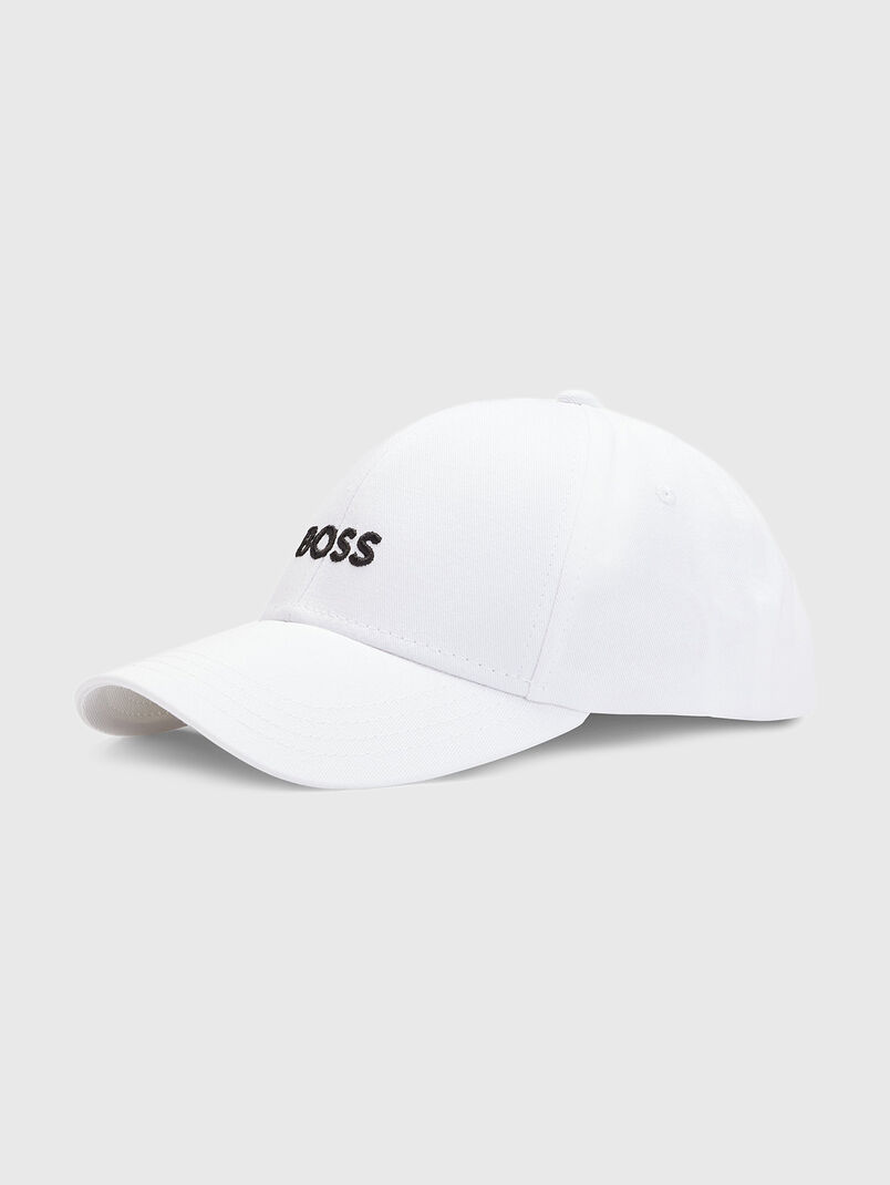 Beige hat with contrasting logo - 3