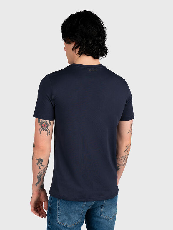 Cotton T-shirt with print - 3