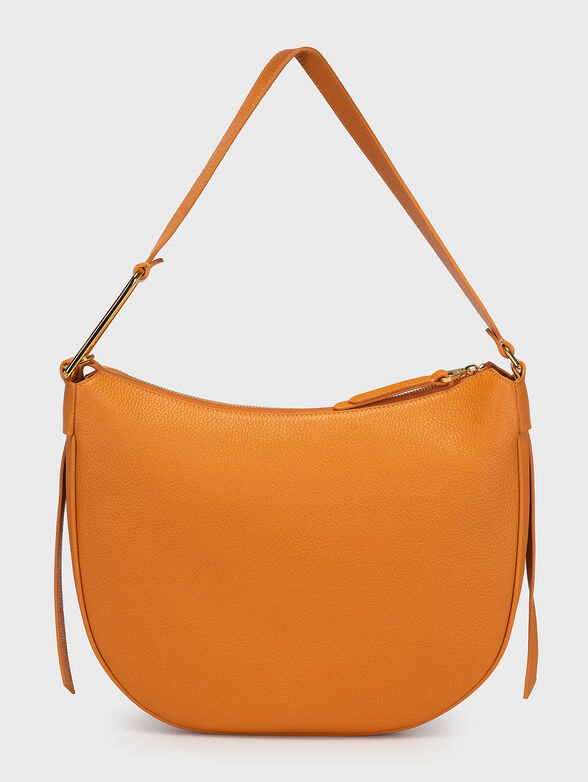 Black hobo bag with metal accent - 2