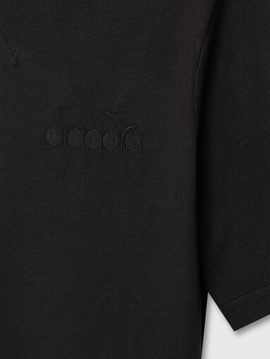 T-shirt with logo detail in black color - 5