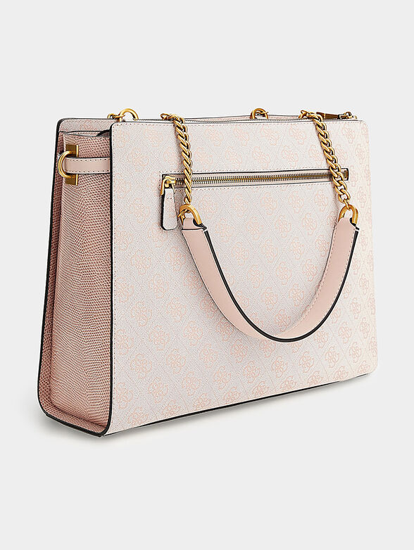 GINEVRA bag with monogram logo print - 3