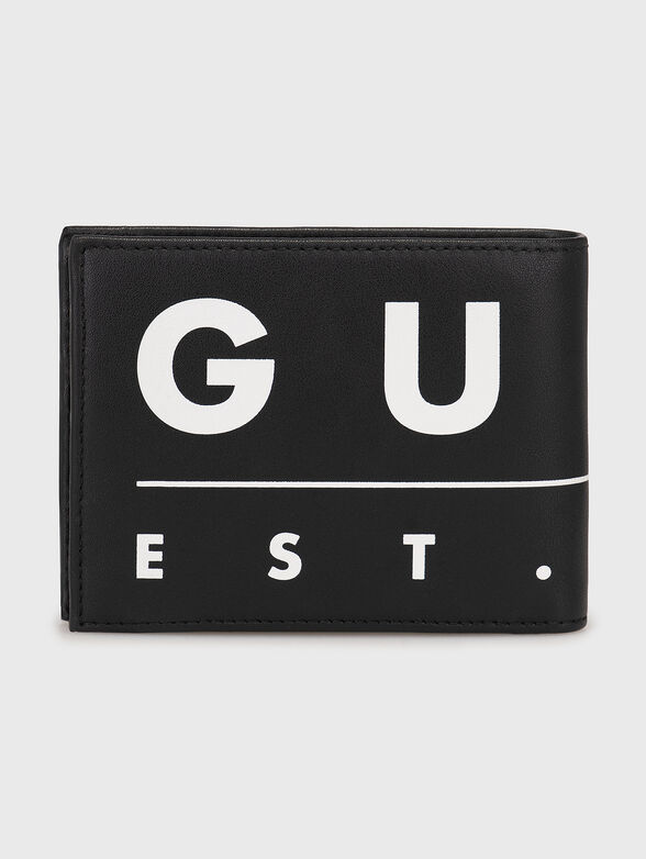 Wallet with contrasting logo  - 2