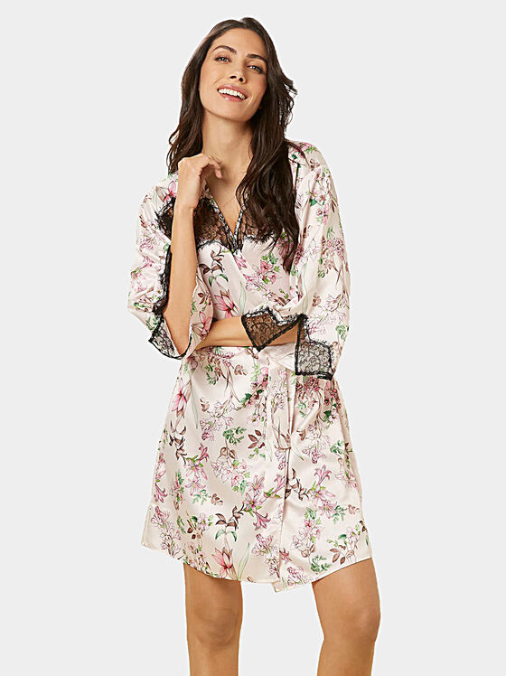 DREAMY VERANDA kimono with floral print  - 1