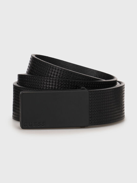 Perrforated leather belt - 1