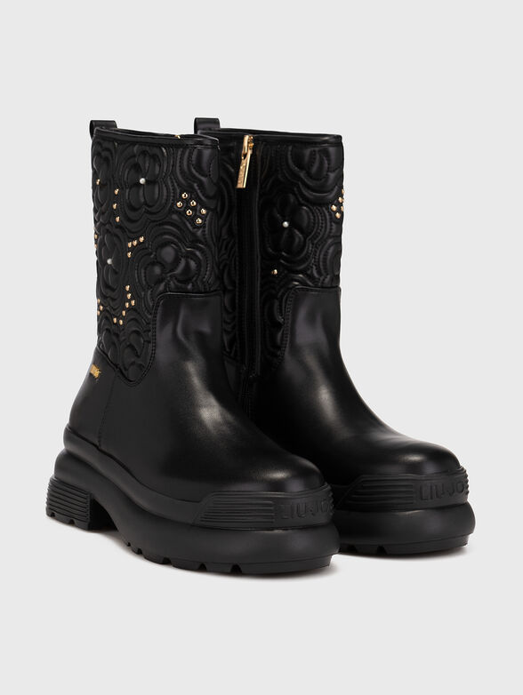 AMY 03 black ankle boots with zipper - 2