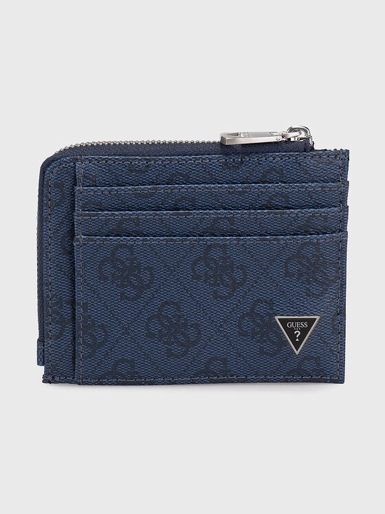 Suport de card VEZZOLA cu efect saffiano - 1
