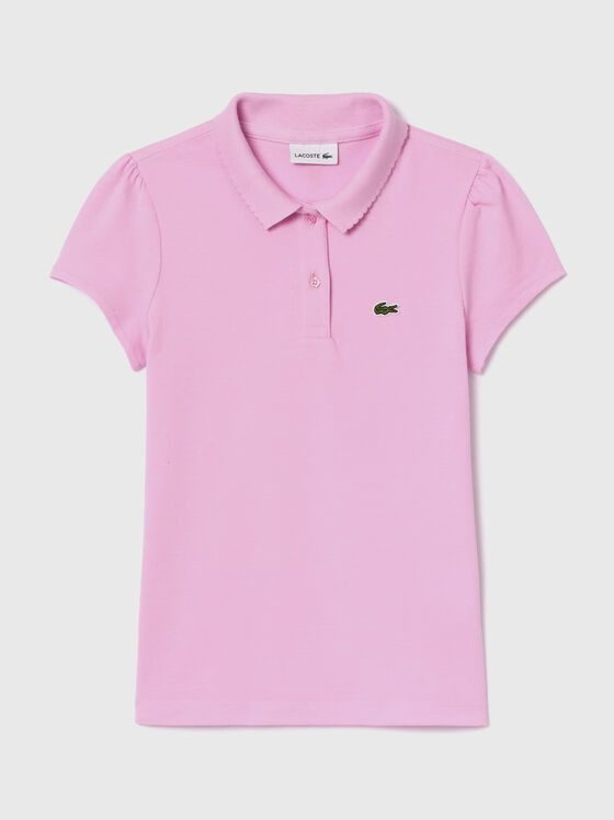 Tricou polo cu logo contrastant - 1