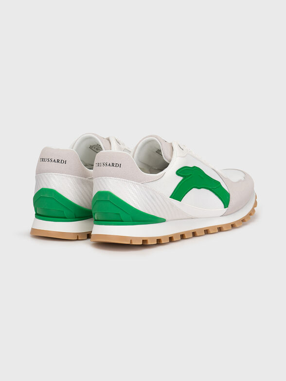 Sports shoes with contrasting appliqué - 3