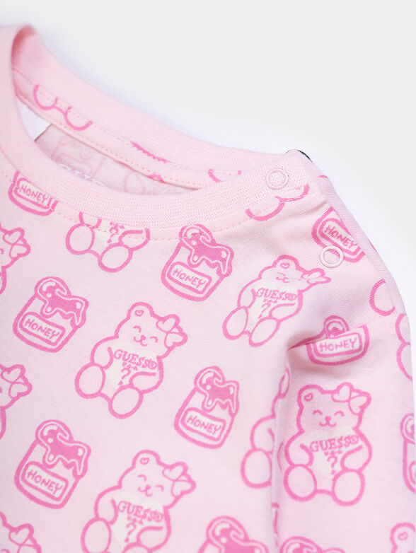 Set of 2 pieces with logo print - 3