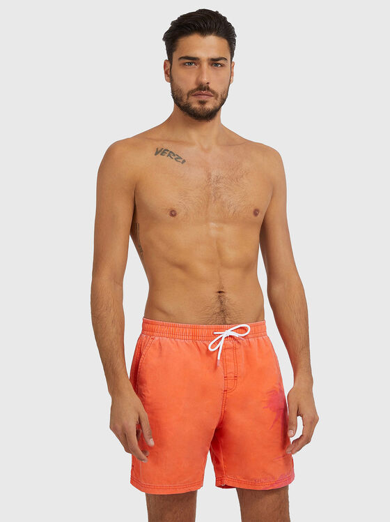 Pantalon de plajă portocaliu PALM - 1