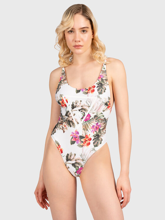 Costum de baie complet cu imprimeu floral - 1