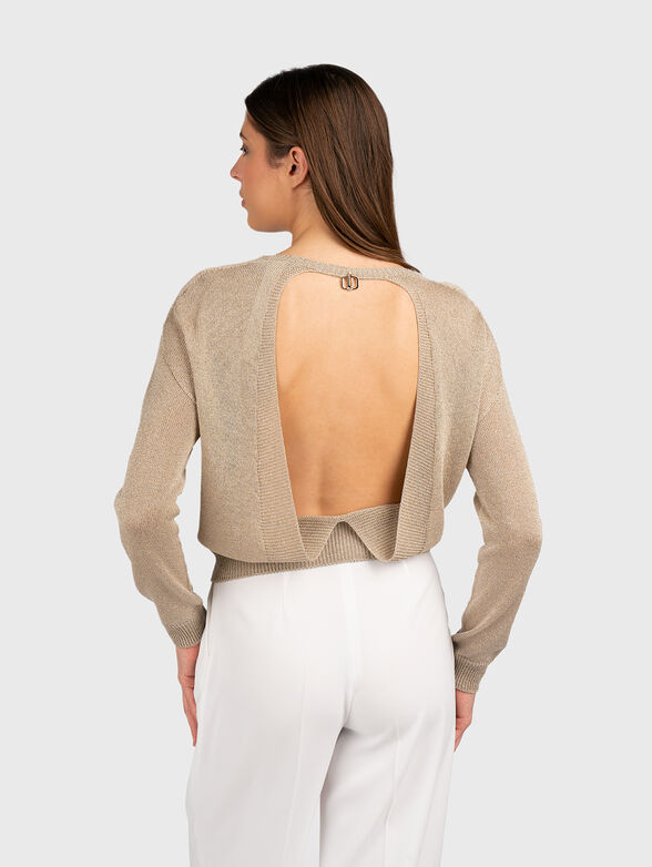Sweater with bare back - 2