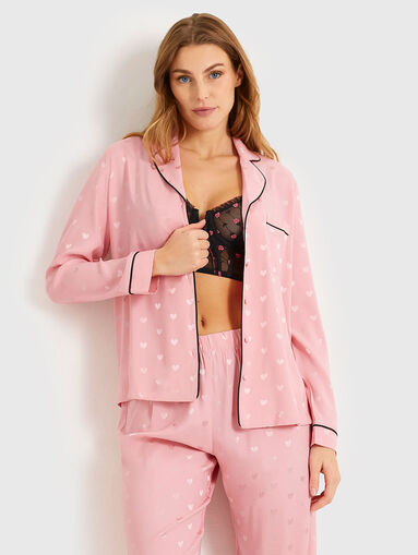 LADY LOVE pink two-piece pyjamas  - 4