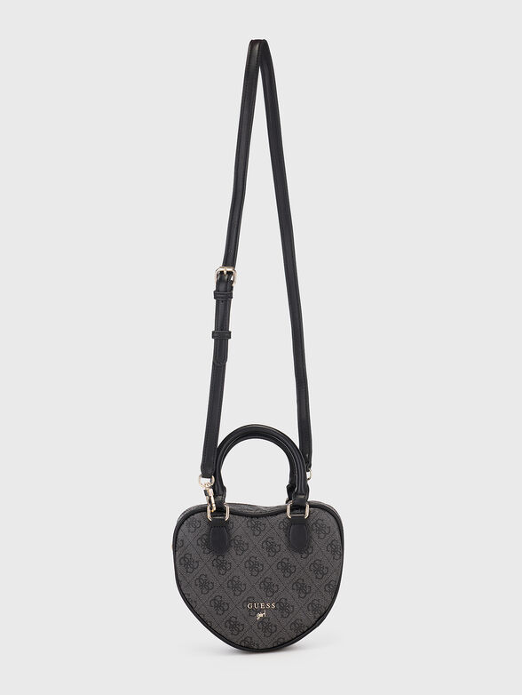 Beige bag in the shape of a heart - 2