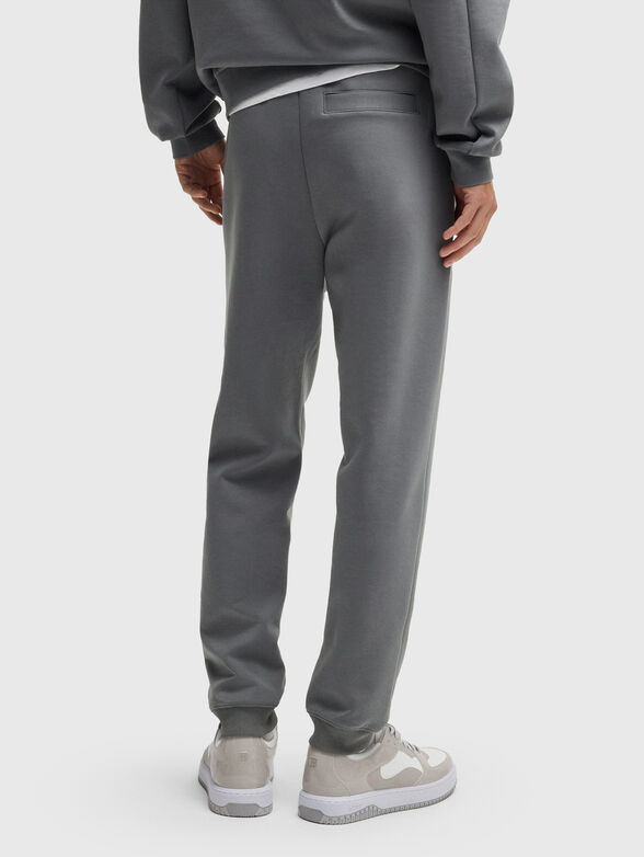 Cotton sports trousers with logo - 2