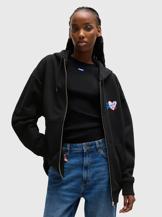DOA sweatshirt with accent print on the back - 1