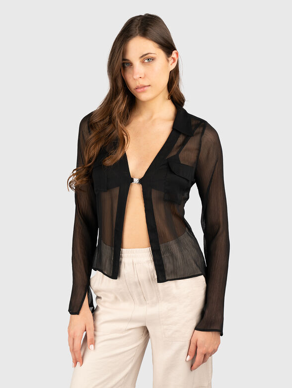 ELEAZARA blouse with sheer effect - 1