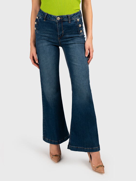 Jeans with accent buttons - 1