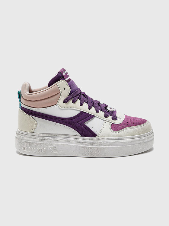 Sneakers with purple details - 1