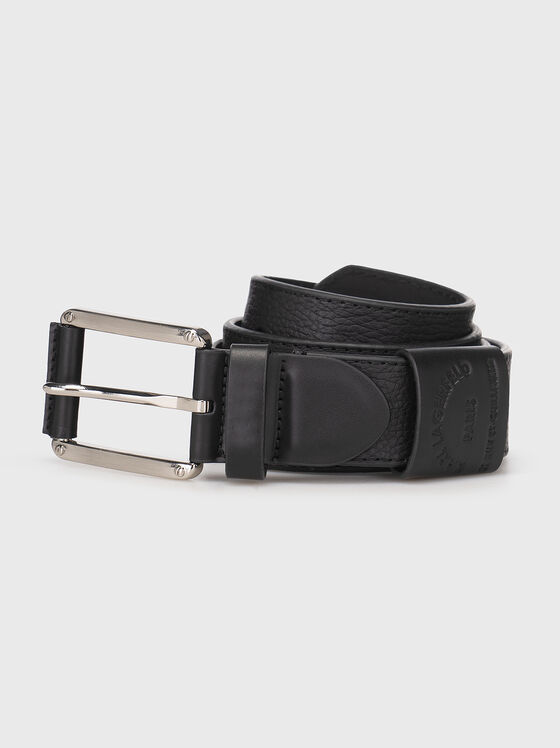 Black leather belt  - 1