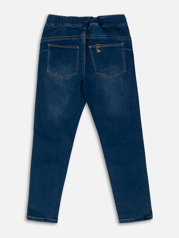 Jeans in dark blue color - 2