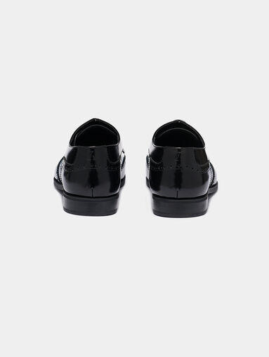 Leather derby shoes - 4