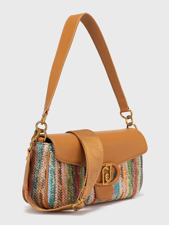 Striped bag with logo accent - 4