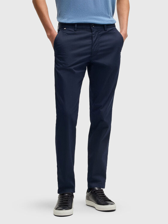 Pantaloni din bumbac H-KAITON slim - 1