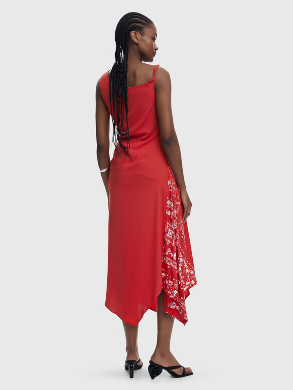 Midi dress with print - 2