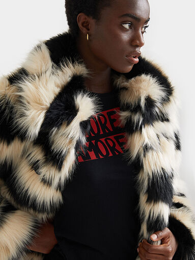 Eco fur coat - 4