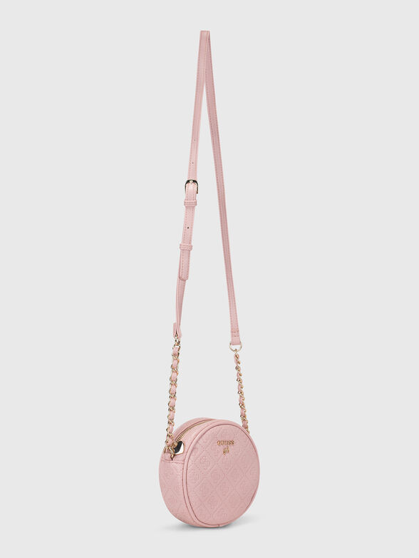 Black crossbody bag with metal logo - 2