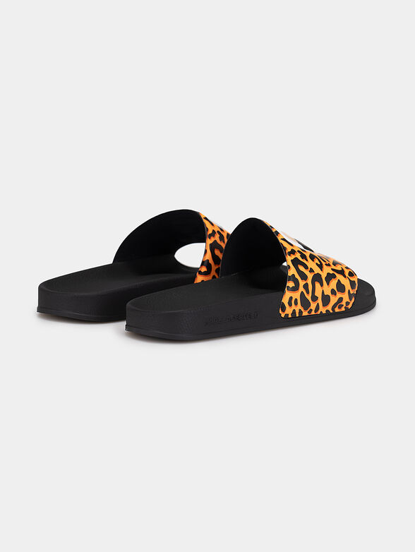 KONDO slides with animal print - 3