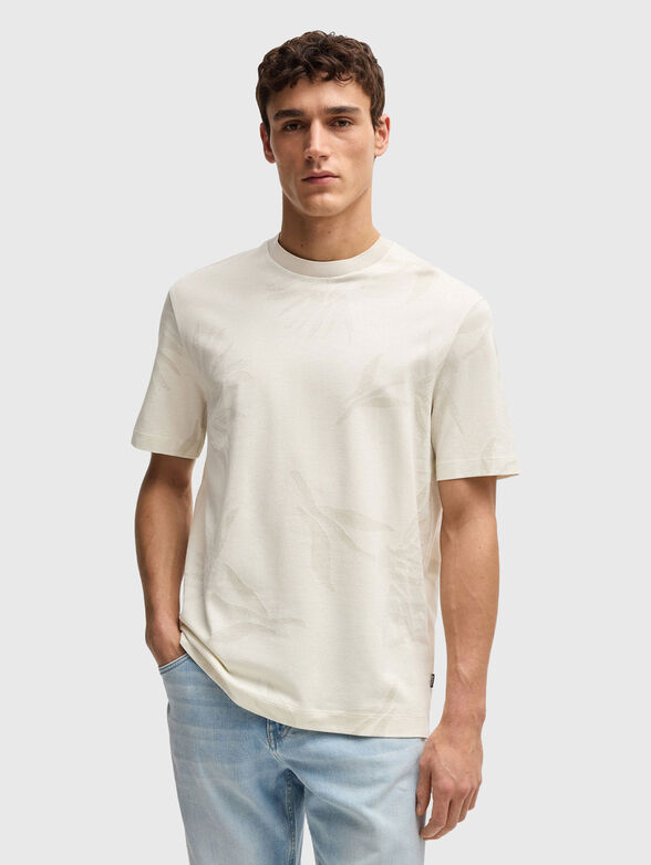 T-shirt with floral motifs - 1