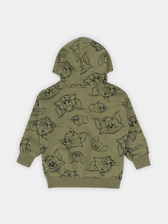 TULSA hooded sweatshirt with Tom and Jerry print - 2