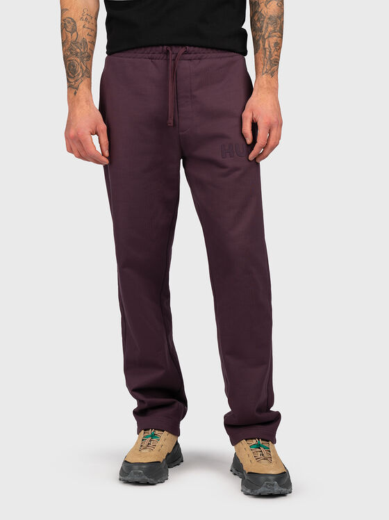 Pantaloni sport cu logo - 1