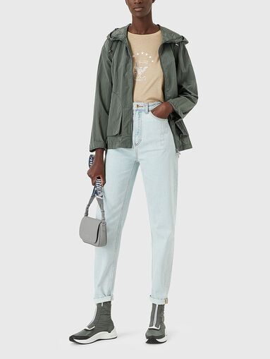 Slim high-waisted jeans - 5