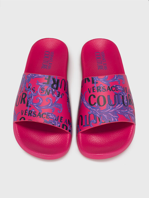 FONDO SHELLY slippers with logo motif - 6